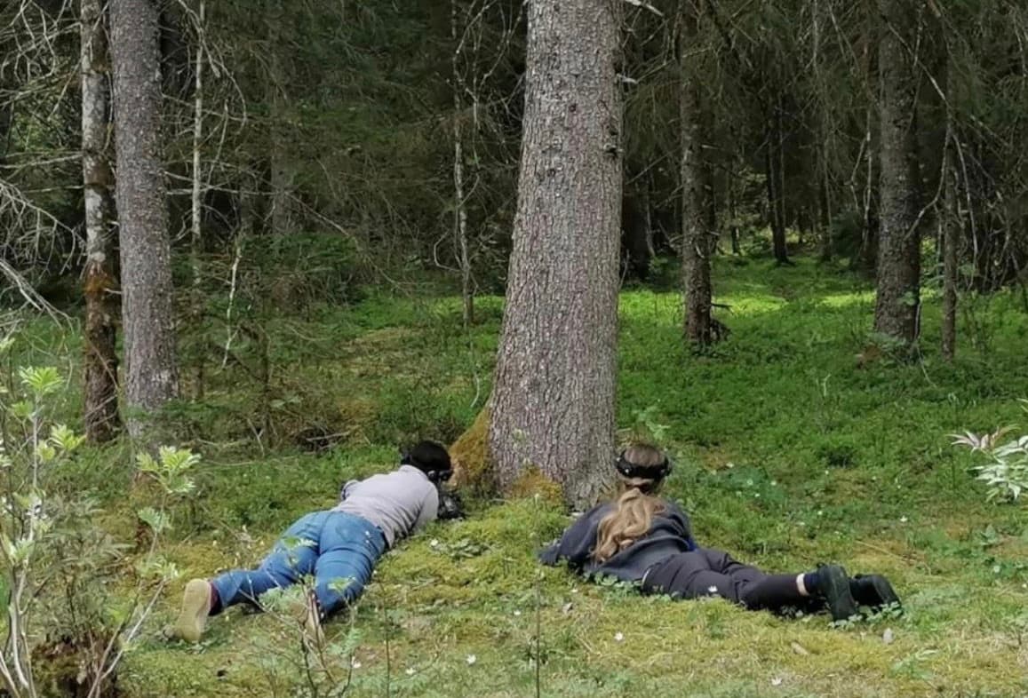 Lasergame en forêt