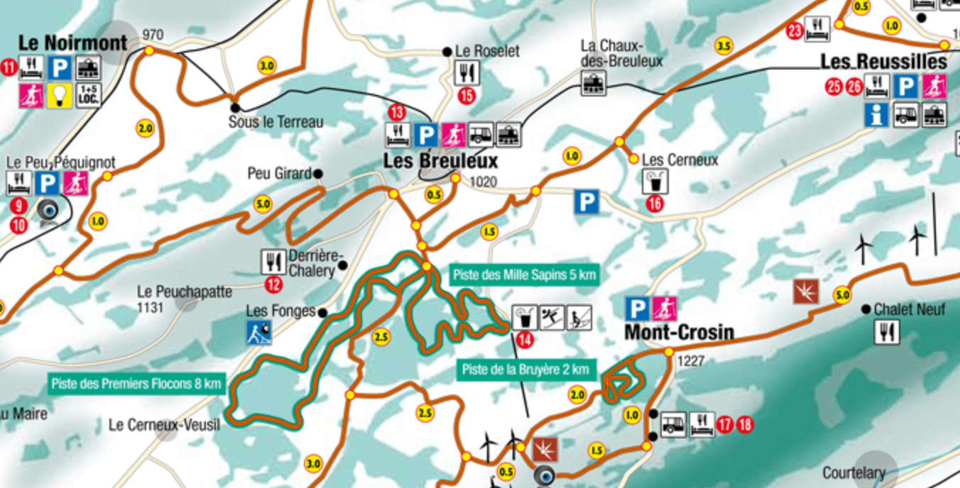 Ski de fond aux Breuleux